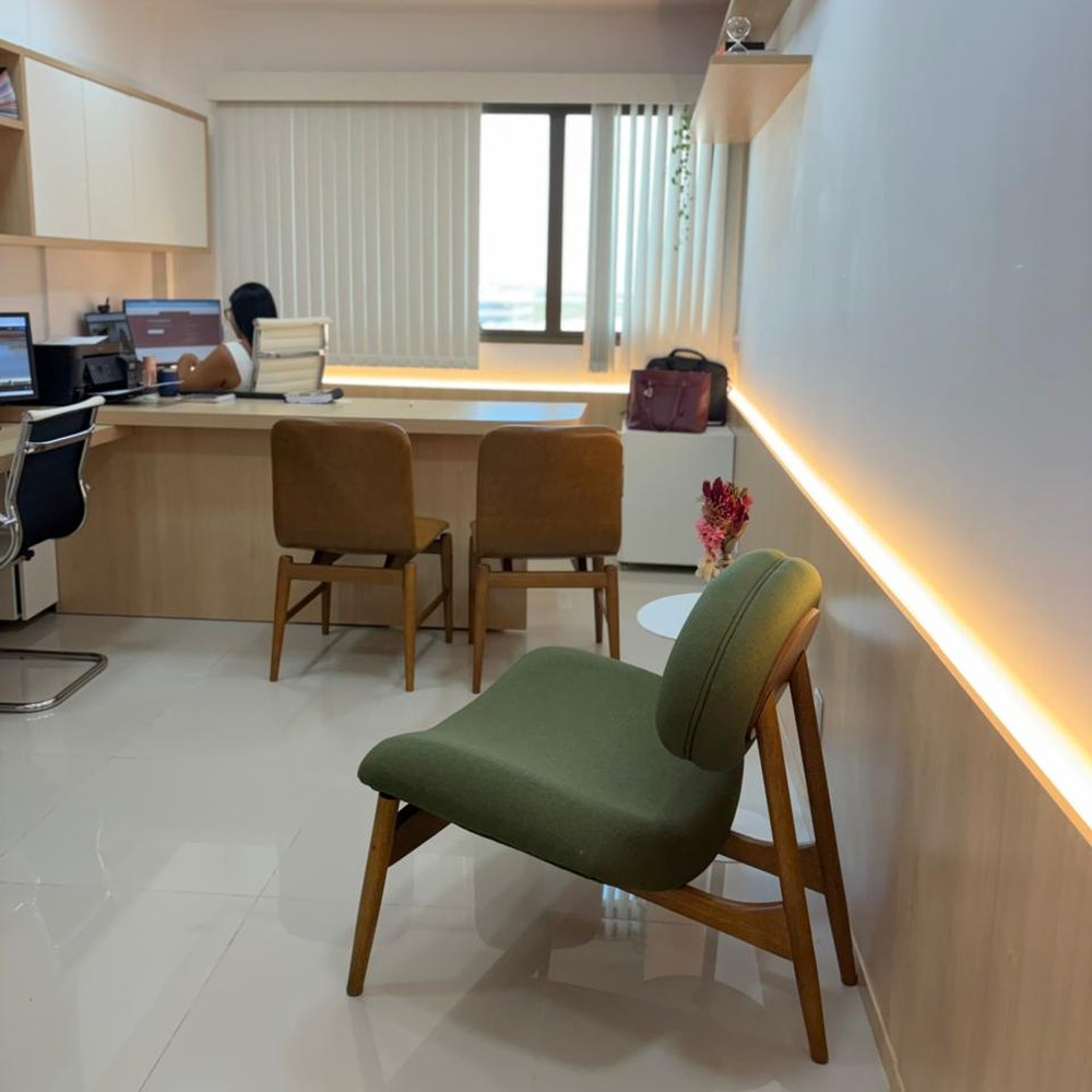 Sala de atendimento do escritório